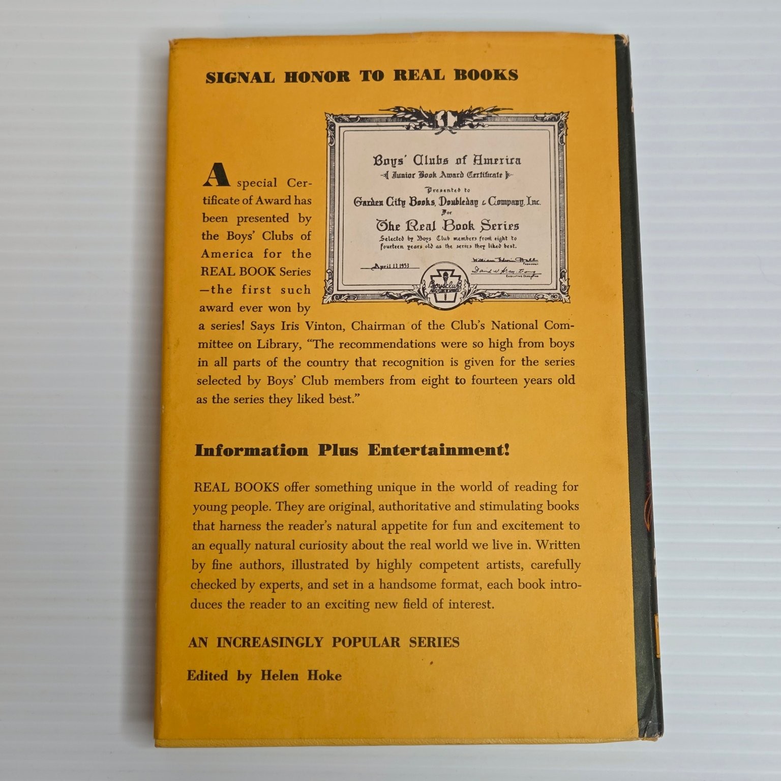The REAL BOOK about THE TEXAS RANGERS Allyn Allen 1952 Illustrated Book Club DJ