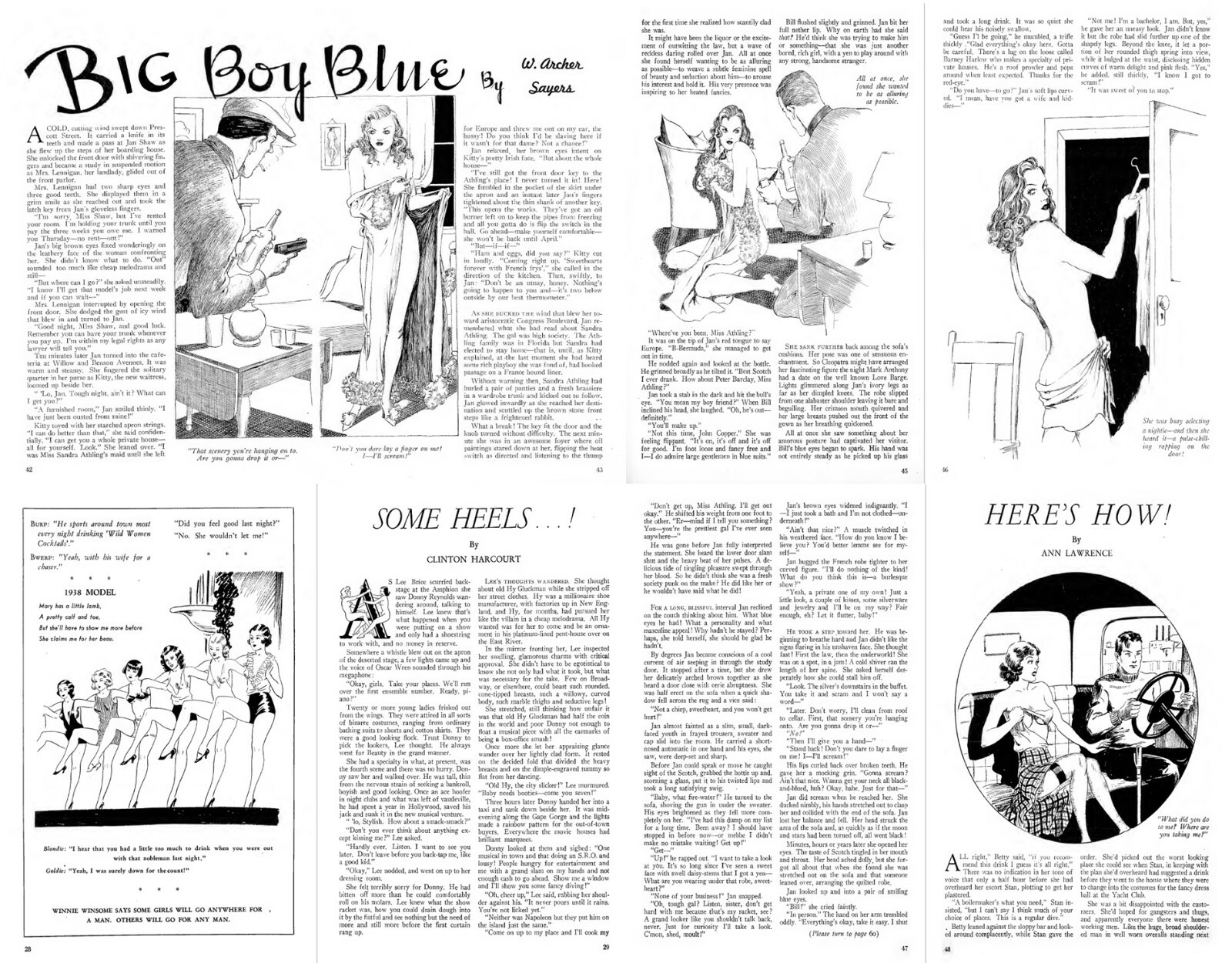 Spicy Stories – Daring Risqué Saucy Racy Naughty & Sexy – 9 Old Issues on DVD