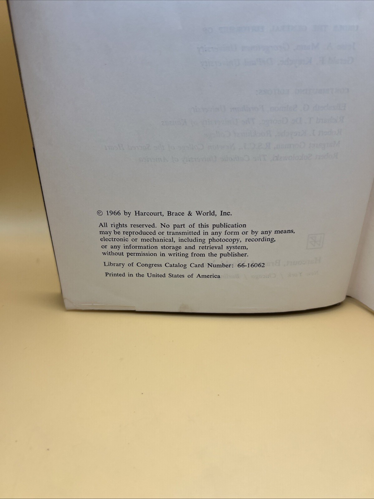 REFLECTIONS ON MAN by Jesse A. Mann & Gerald F. Kreyche, eds – 1966 – philosophy