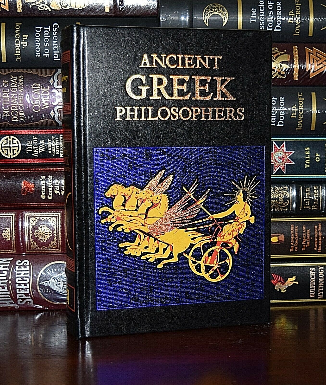 Ancient Greek Philosophers Plato Aristotle Epicurus New Deluxe Leather Bound
