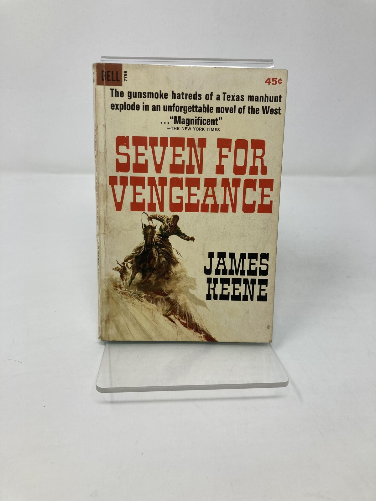 Seven for Vengeance by James Keene First 1st Edition VG PB 1965
