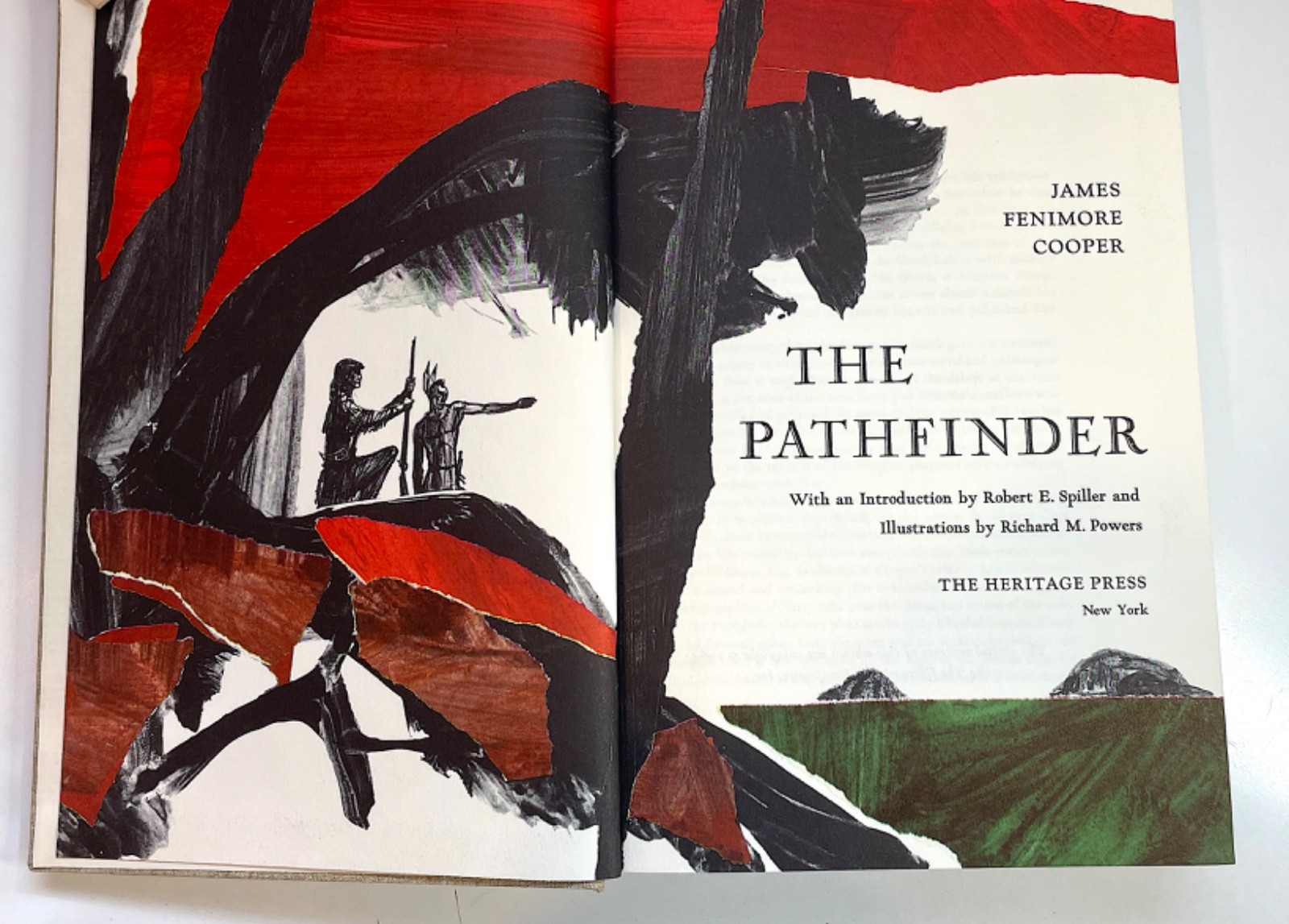 The Pathfinder James Fenimore Cooper Heritage Press 1965 Illustrated, Slipcase