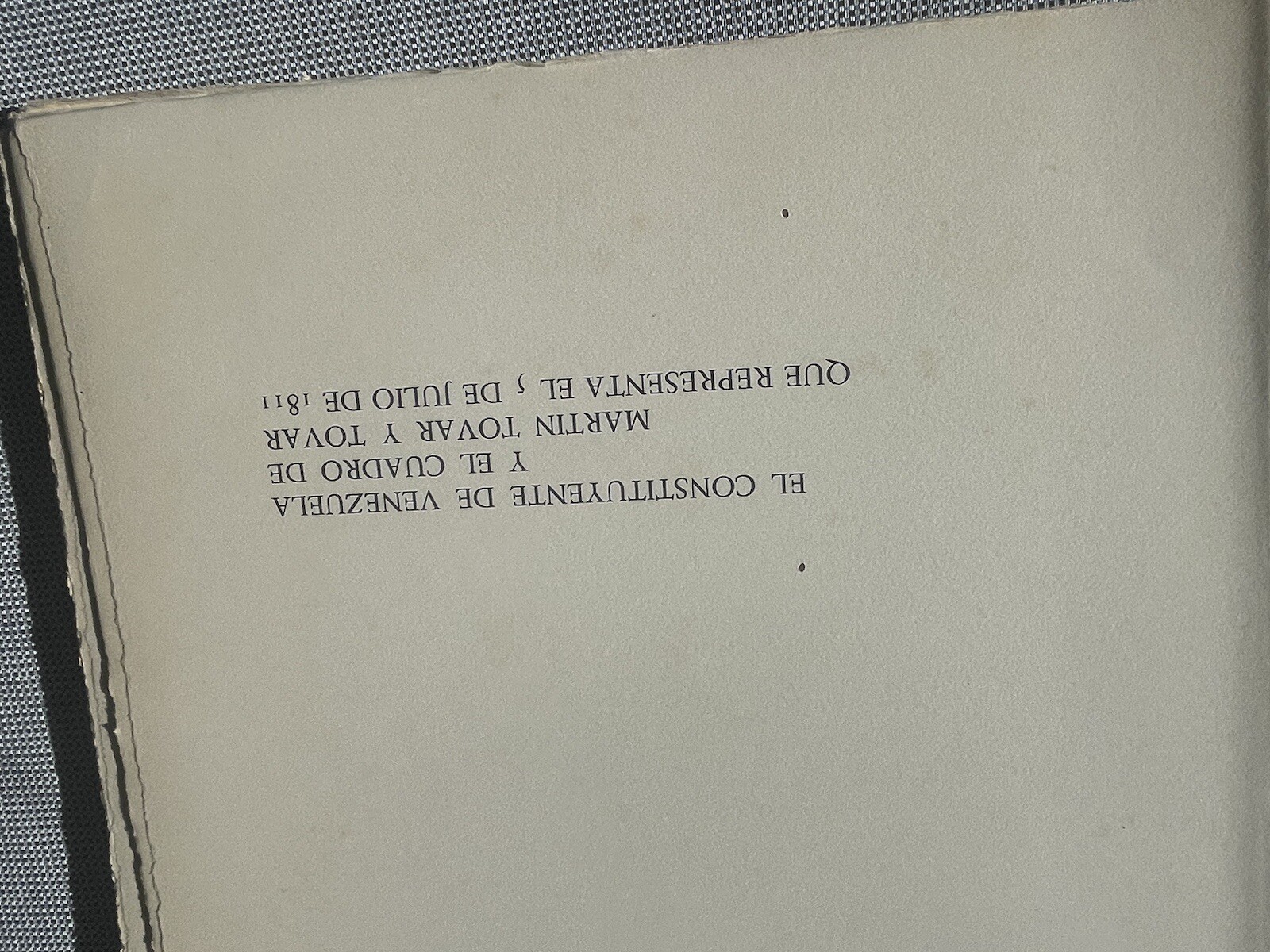 EL 19 DE ABRIL DE 1810 Book Signed ARISTIDES ROJAS luxury edition