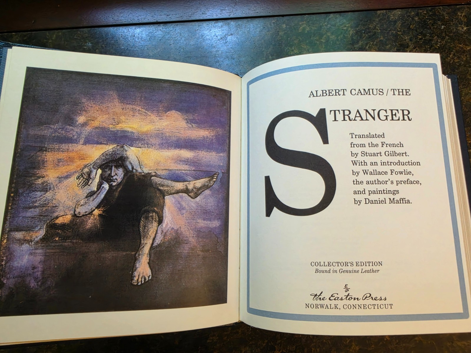 Easton Press THE STRANGER Albert Camus 1993 GREAT BOOKS 20th CENTURY Leather
