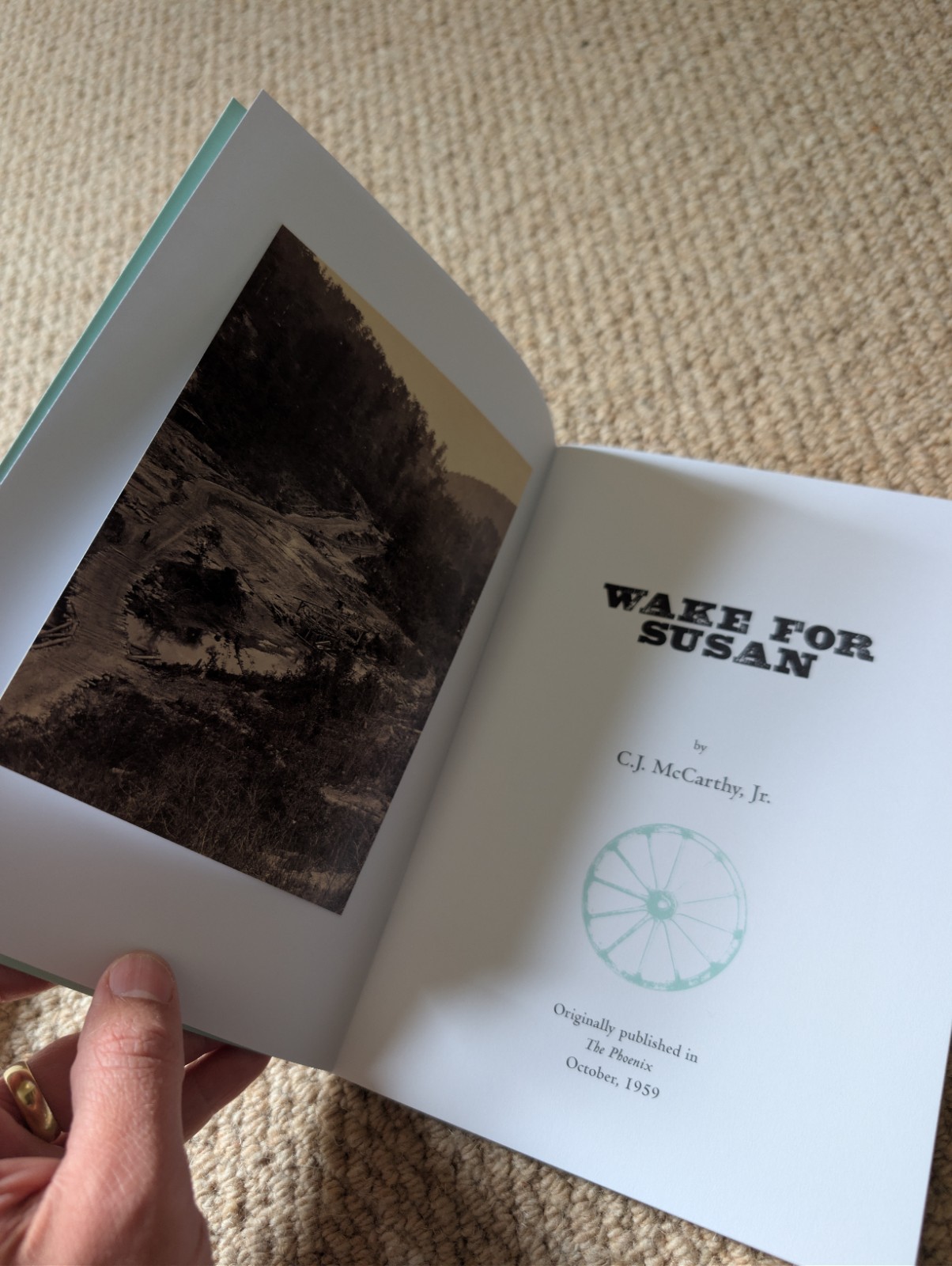 CORMAC MCCARTHY, Wake for Susan and A Drowning Incident, 1 of 150 sets, rare