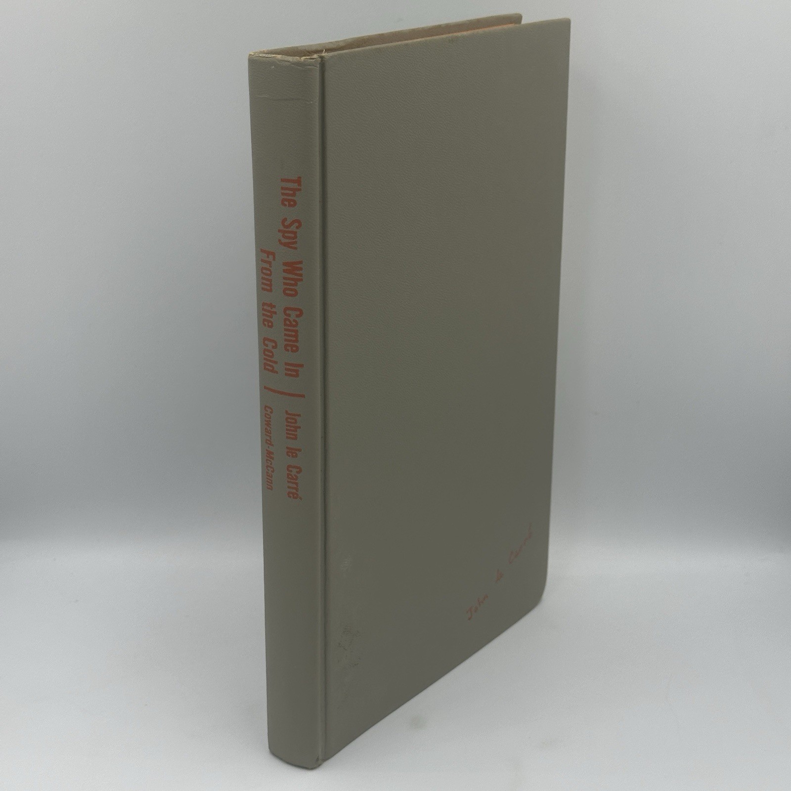 The Spy Who Came In From The Cold By John Le Carre 1963 HCDJ BOOK CLUB G/VG