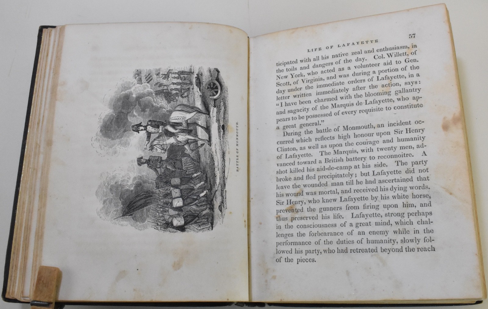 1847 PICTORIAL LIFE OF GENERAL LAFAYETTE Youth’s Biography Wood Engravings