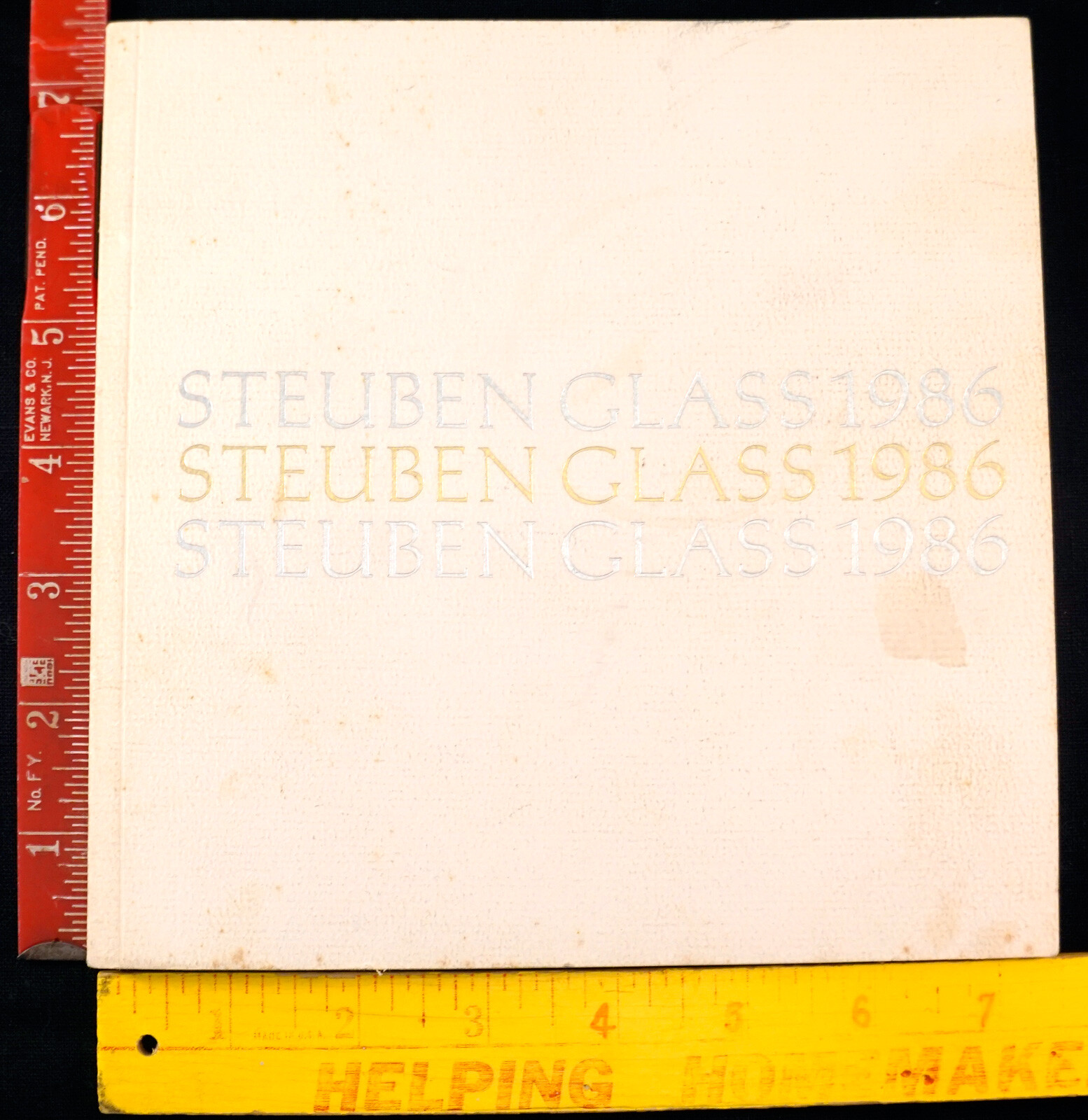 STEUBEN GLASS 1986 Softcover Book / Catalog Order form