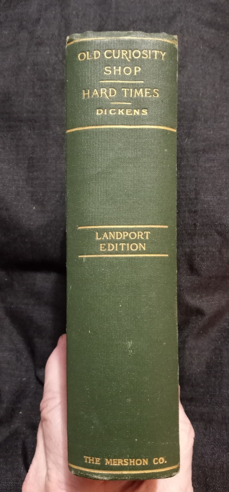 Charles Dickens – Old Curiosity Shop And Hard Times -VINTAGE HC Landport Edition