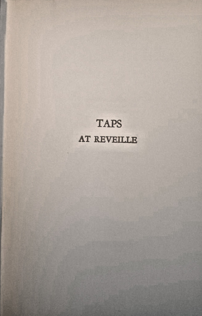 TAPS AT REVEILLE, by F. Scott Fitzgerald – 1935 [1st ed., 1st printing]