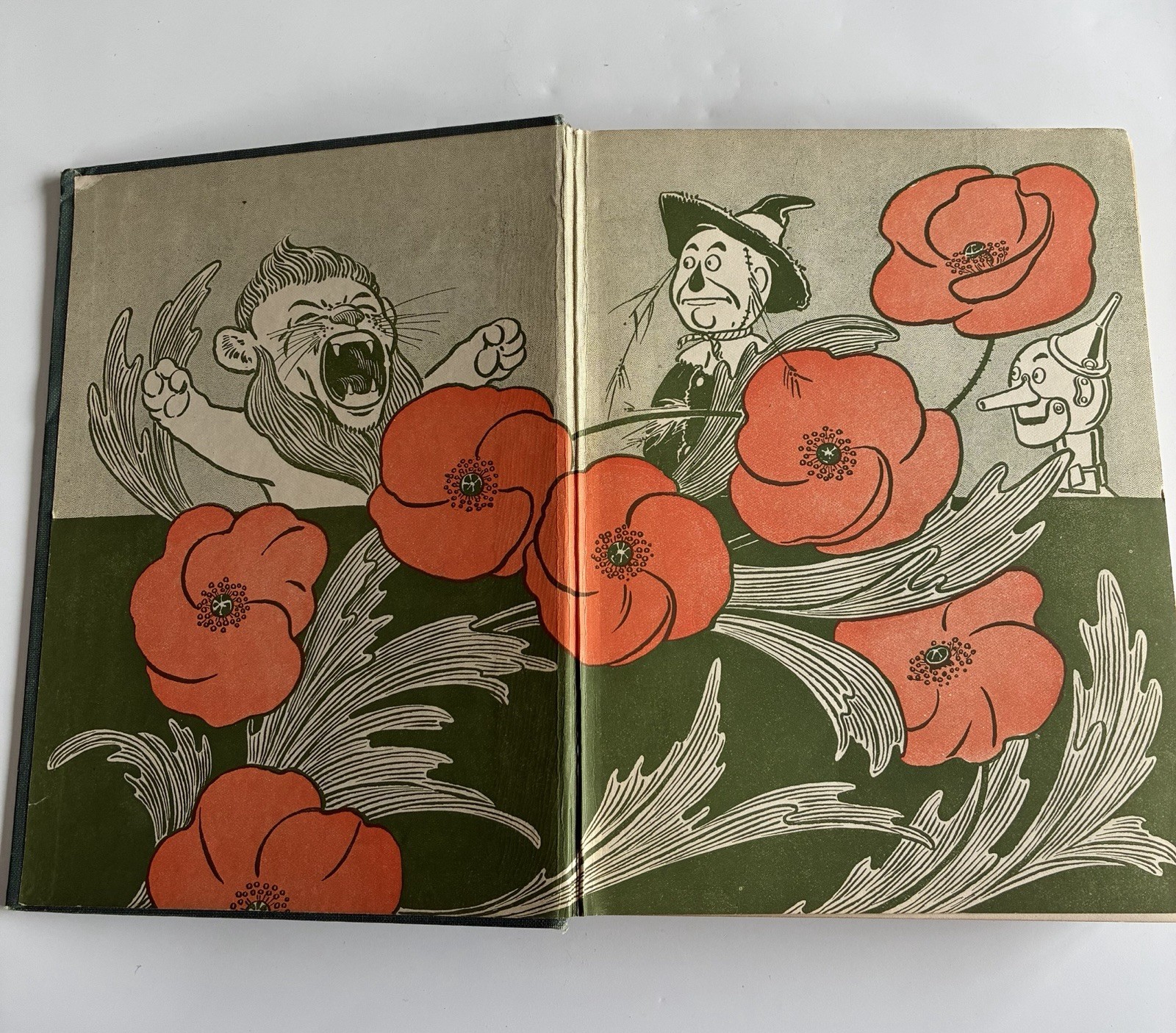 The Wonderful Wizard Of Oz 1903 Baum Denslow Merrill HC 16 Color Plates 2nd ED