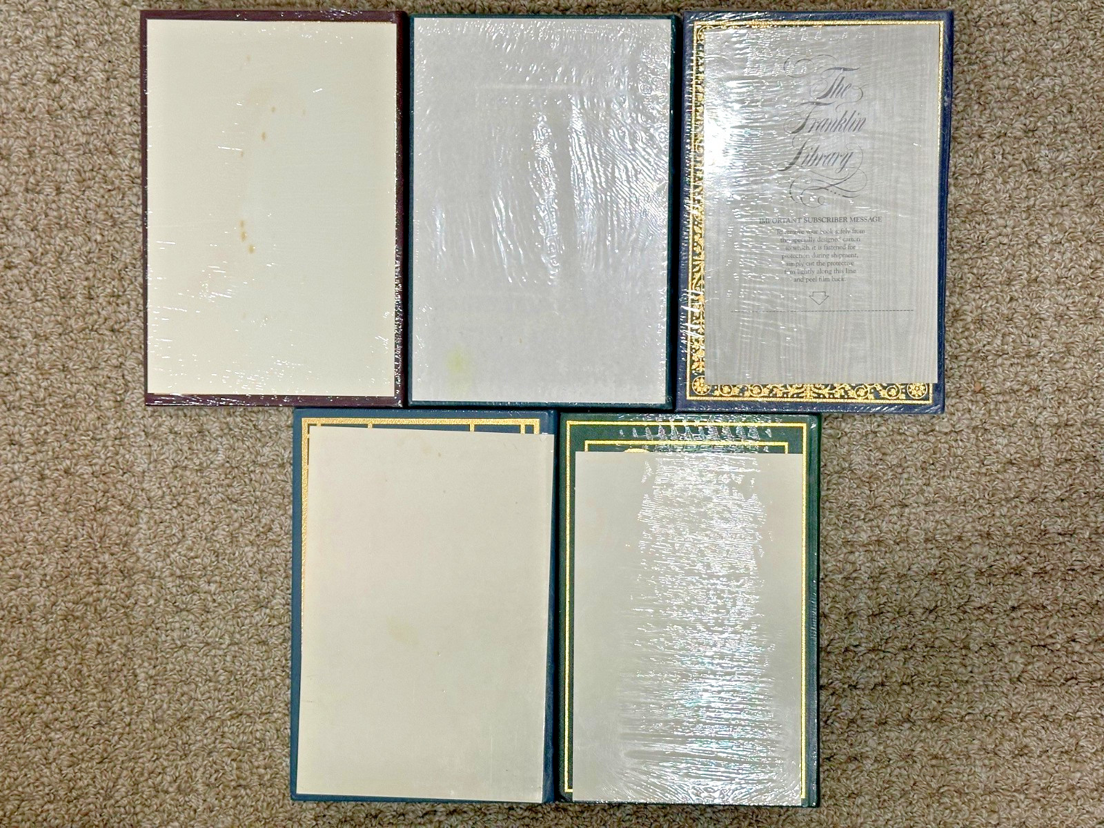 (5) Michael Crichton, Franklin Library Leather Signed 1st Edition (SEALED) New