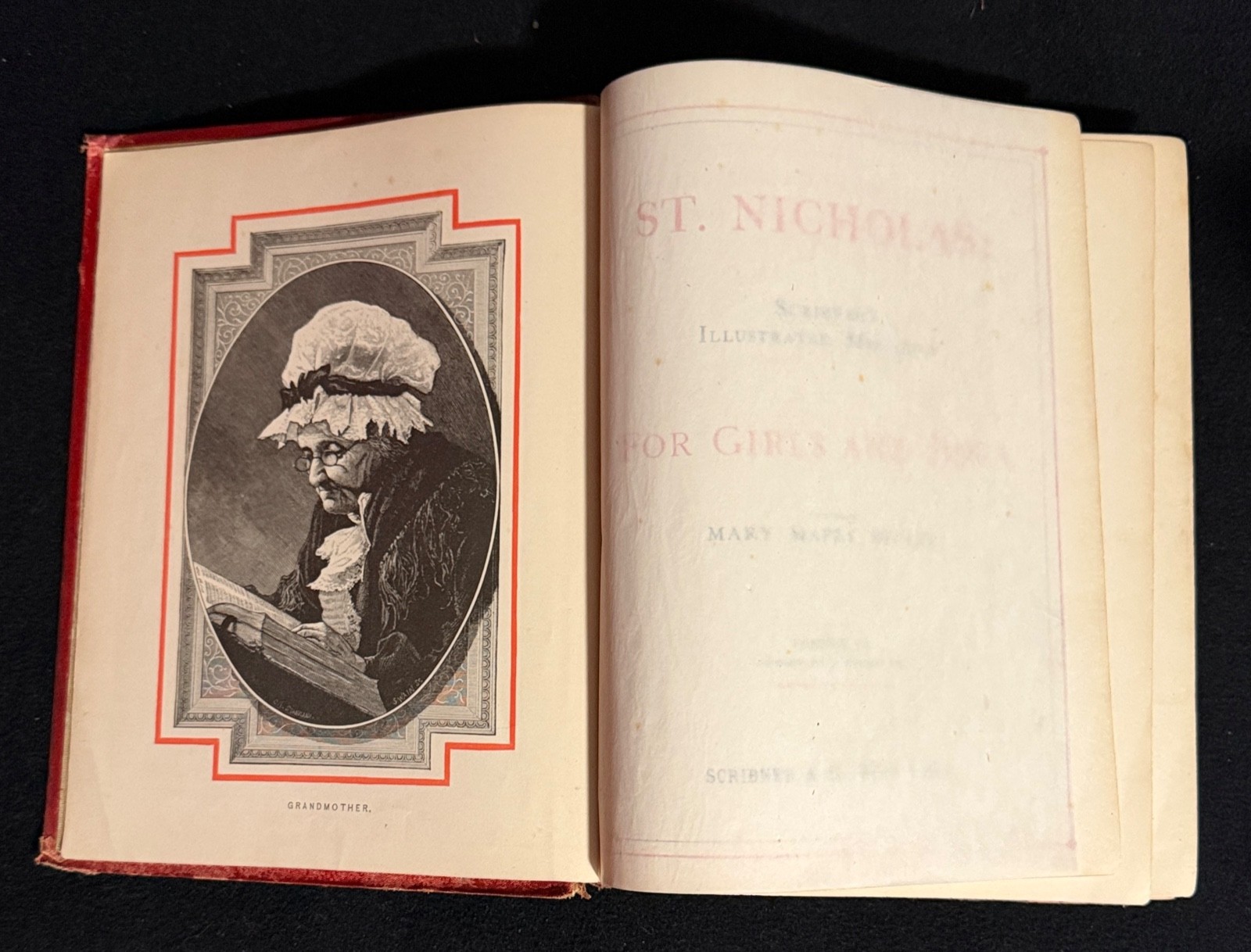 St Nicholas Magazine Antique Bound Volume VII Part I (NOV 1879- MAY 1880)