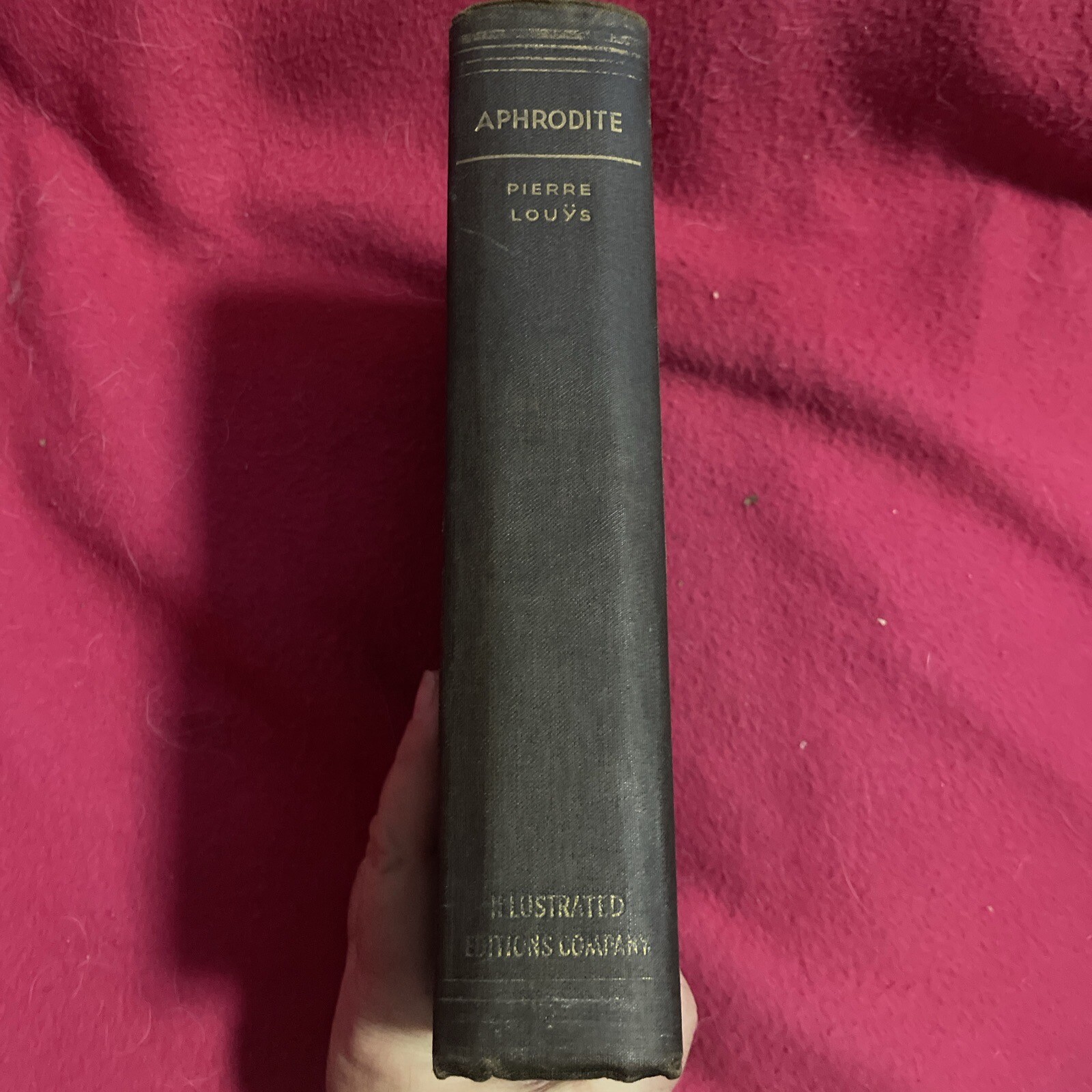 1932 Aphrodite (Ancient Manners) By Pierre Louys Illustrated By Frank Buttera HC