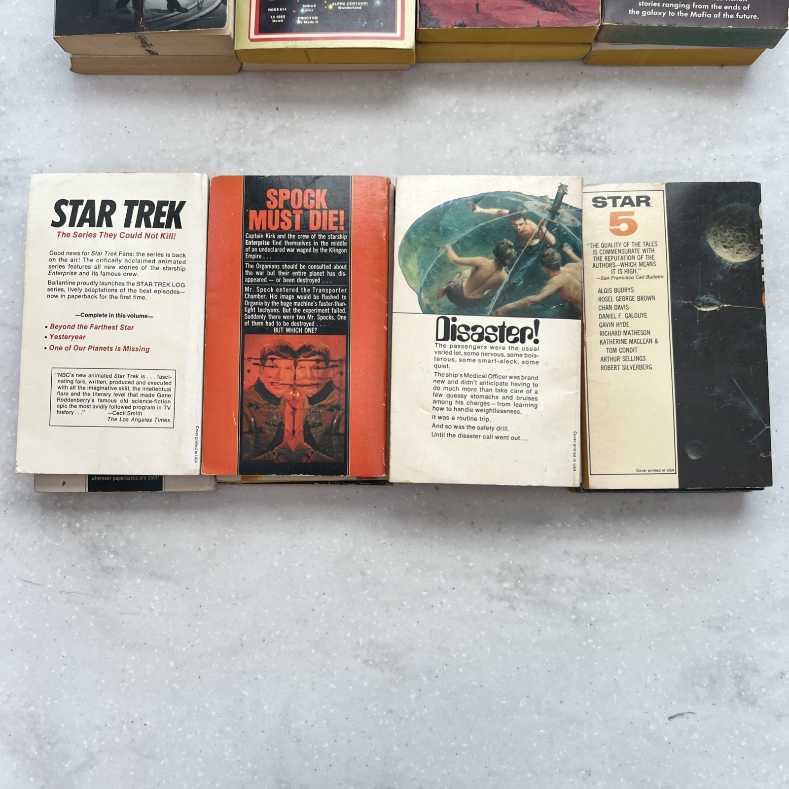 20 Science Fiction Vintage Paperback Books Lot | Various Sci-Fi Authors – Years
