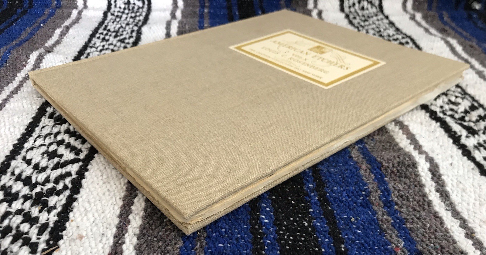 American Etchers X, Louis C. Rosenberg Deluxe Ed. 1930 w/ Signed Print, 1 of 75