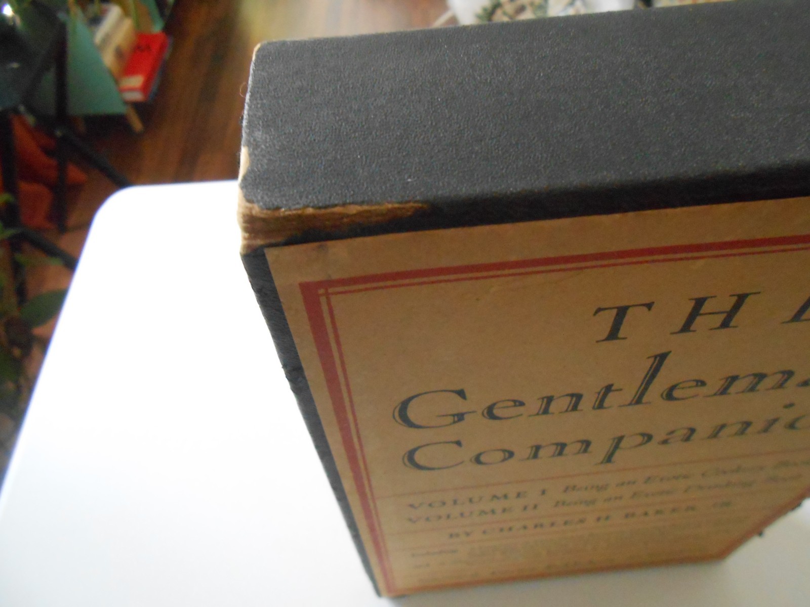 1946 The Gentleman’s Companion Charles Baker 2 Vol Book Set Slipcase FREE SHIP