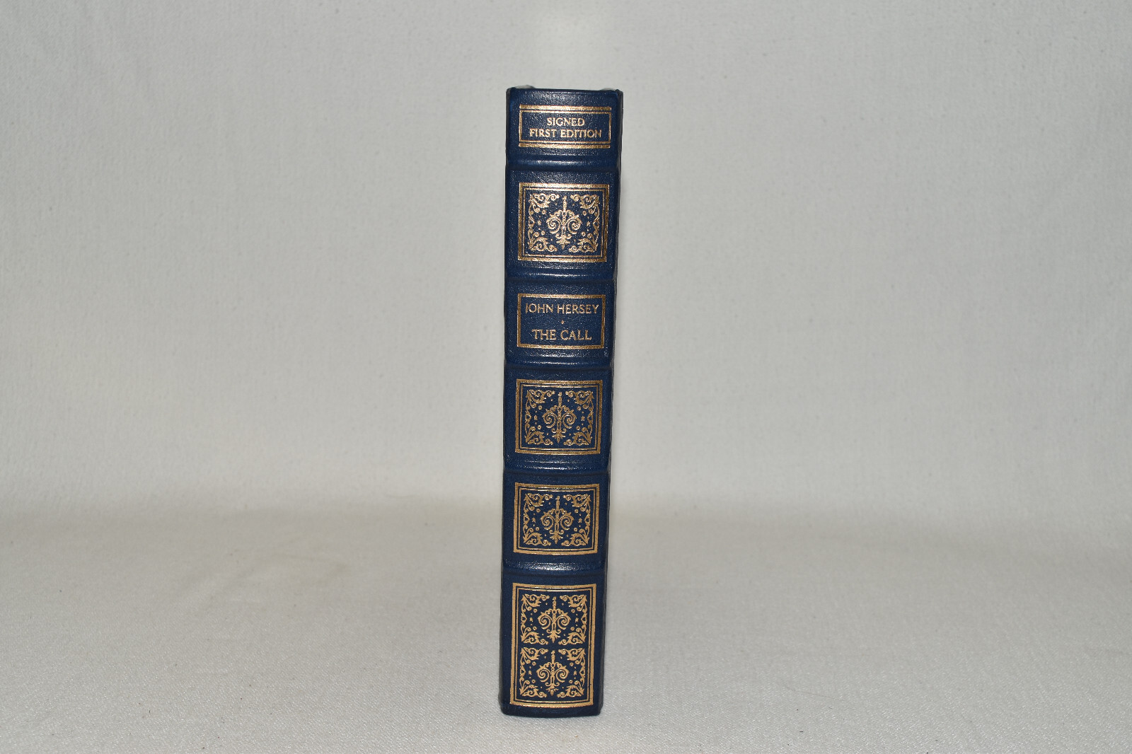 🖊SIGNED FIRST EDITION Franklin Library THE CALL John Hersey 1985 LEATHER OOP