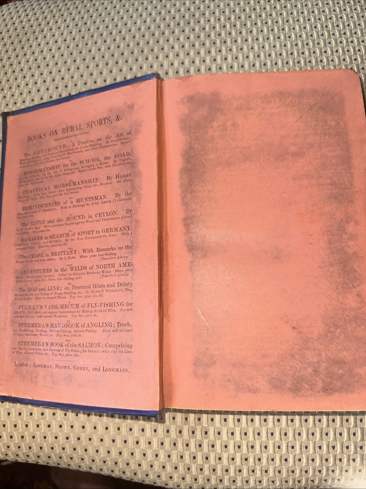 Huc 1st Edition Vol. 2 JOURNEY THROUGH CHINA . VTG Wear Intact