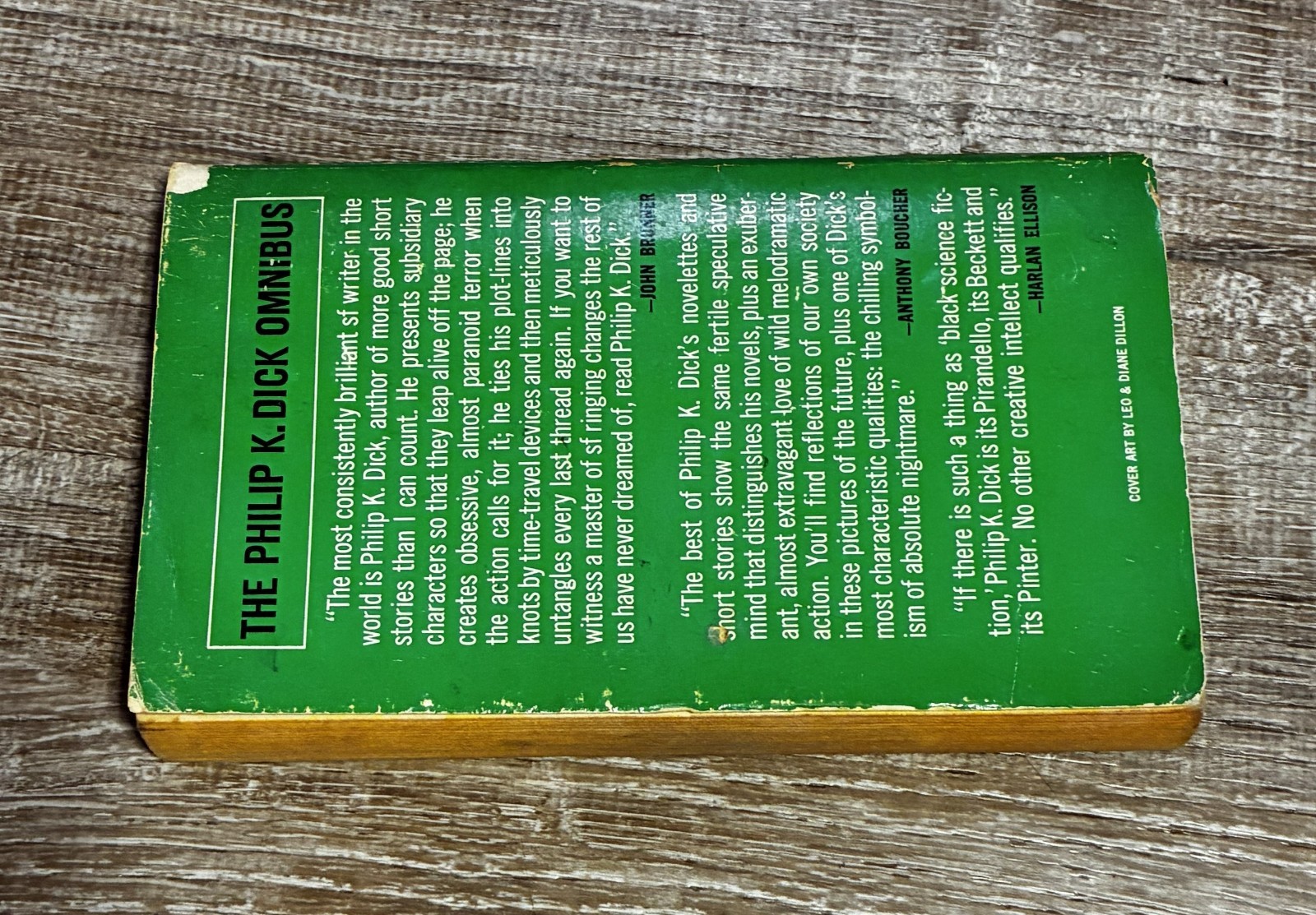 Philip K. Dick Signed THE PRESERVING MACHINE 1969 MMPB Vintage Sci Fi PKD Good–