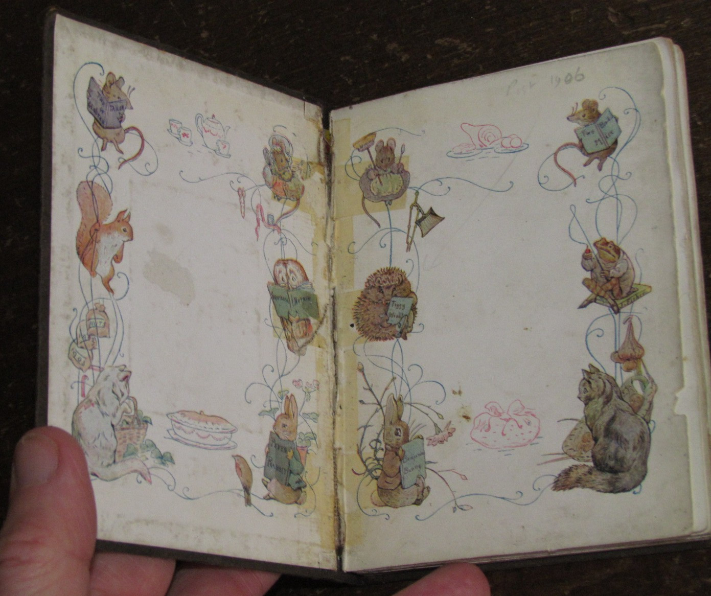 1907 BEATRIX POTTER THE TALE OF PETER RABBIT – very early Frederick Warne ed