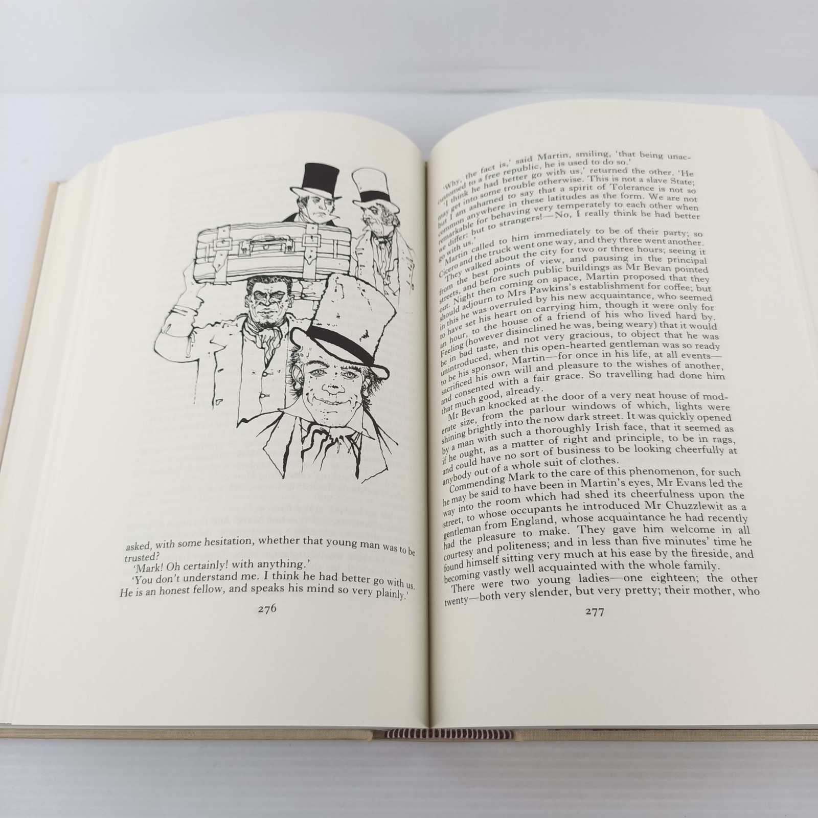 Folio Society Martin Chuzzlewit Charles Dickens Hardback Illustrated 1988 Book
