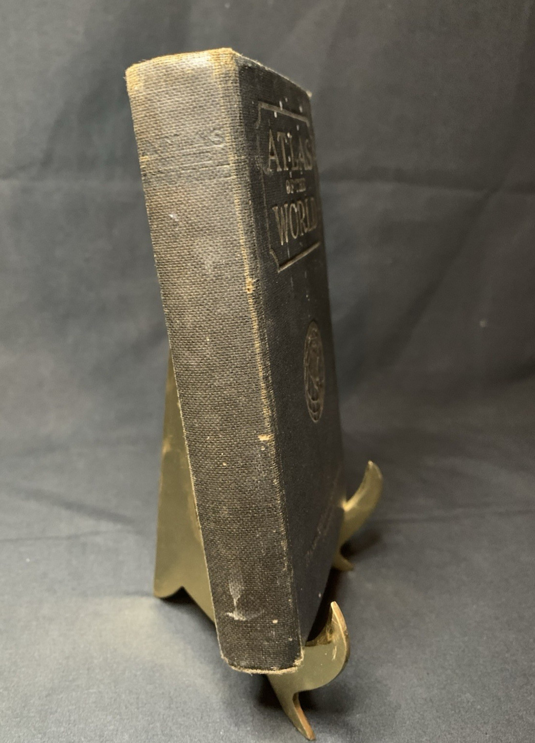 Vintage Rand McNally Atlas of the World – Salz Bros NY – Pocket Book of Maps