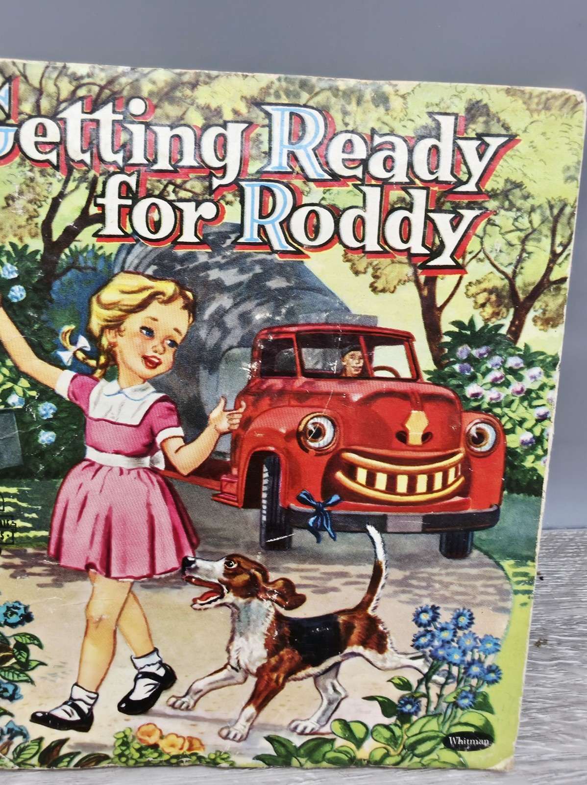Vintage Tell-A-Tale Book, Whitman Publishing, “Getting Ready for Roddy” 1955