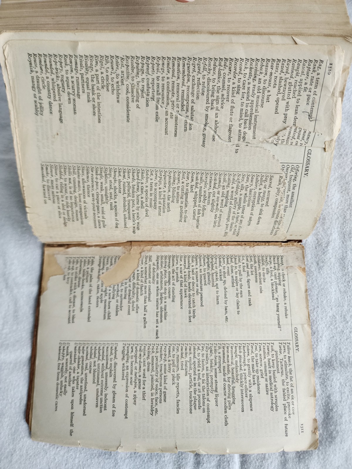 Antique William Shakespeare Complete Works Decorative Embossed Leather Book