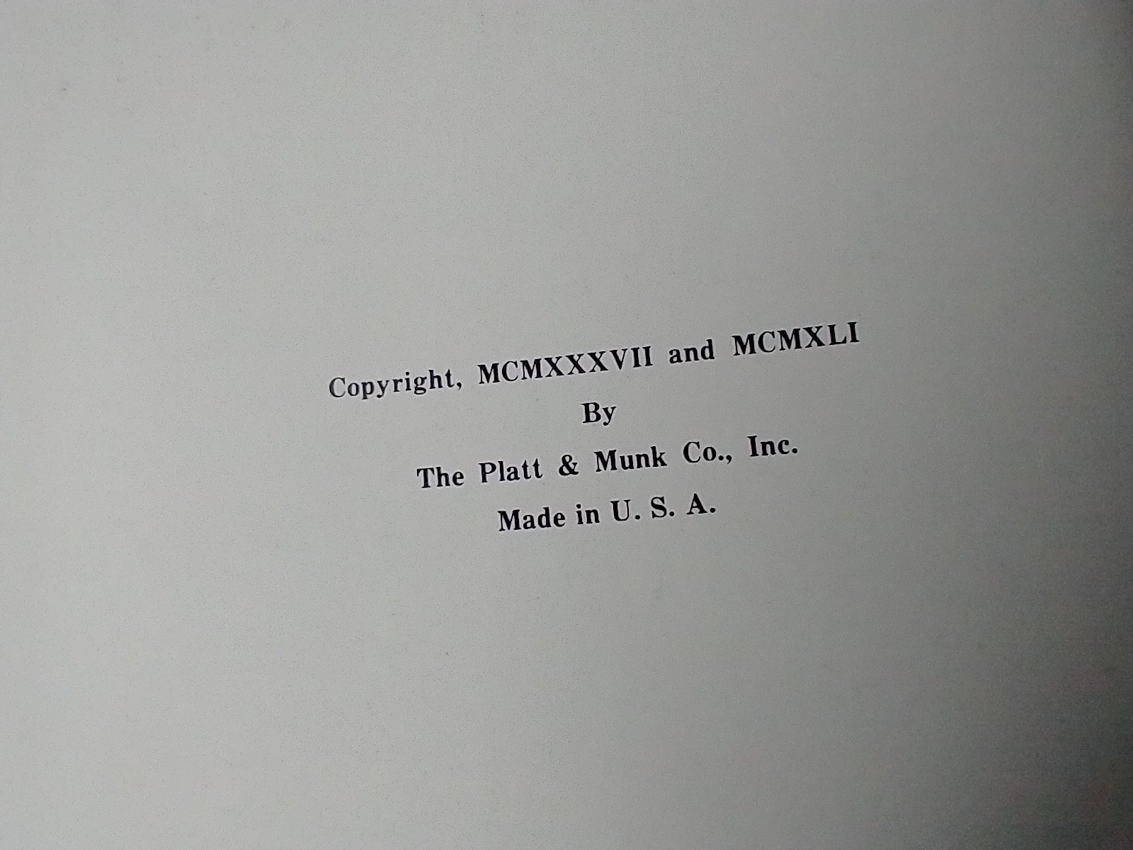 My Picture Story Book No 108 MCMXLI Mother Goose Farm & Dog Friends 1941 Platt