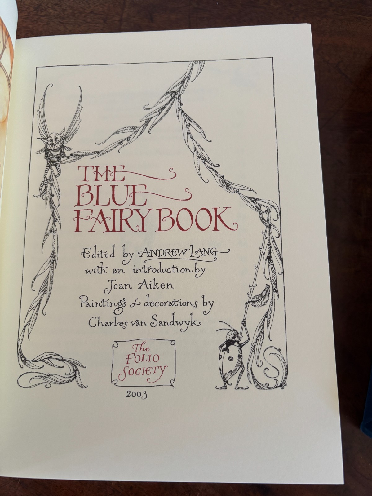 FOLIO SOCIETY The Blue Fairy Book by Andrew Lang Illustrated In Slipcase 2003
