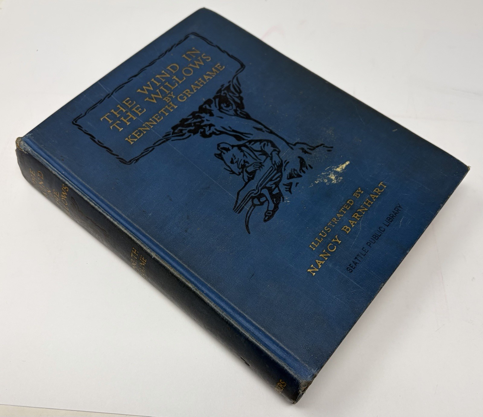 Wind In The Willows by Kenneth Grahame 1937 Barnhart Illustrations Book Vintage
