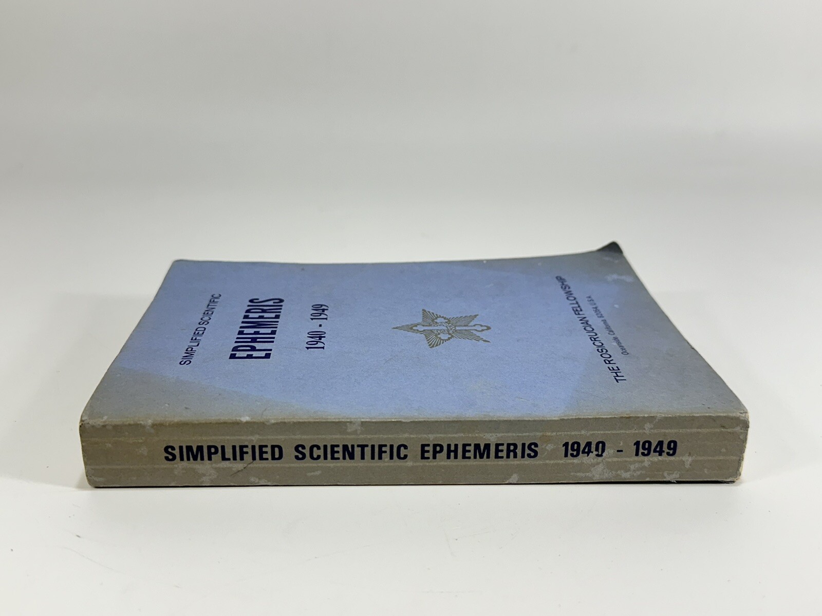 Vintage 1939 Simplified Scientific Ephemeris 1940-1949 ~ Rosicrucian Fellowship