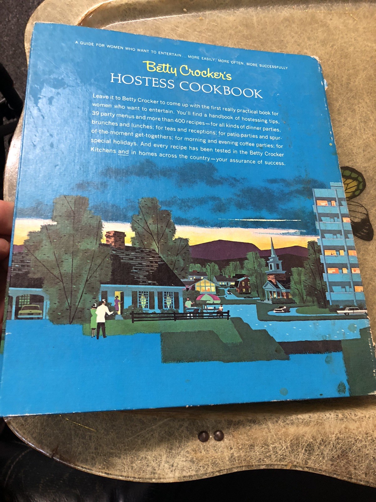 Betty Crocker Hostess Cookbook 1967 1st Ed/2nd Print Spiral Bound