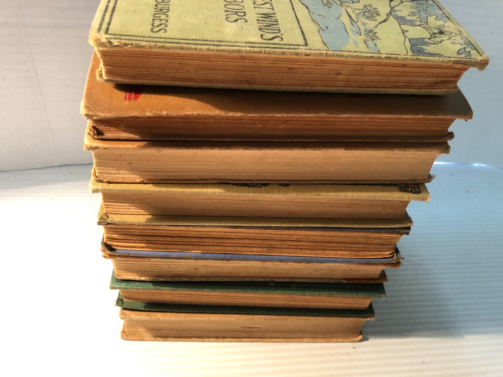 b Vintage JUVENILE FICTION lot of 8 BURGESS Striker PORTER Vandercook KEENE +