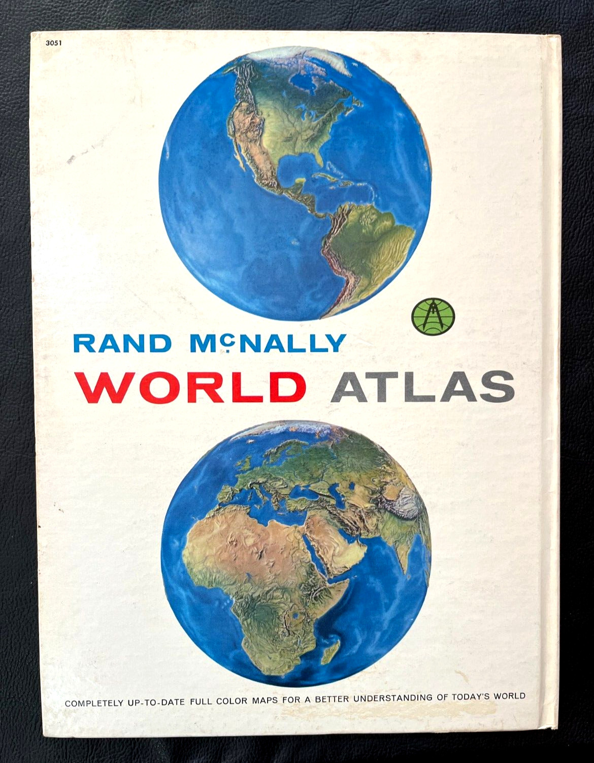 WORLD ATLAS & GLOBE GUIDE ~ vintage children’s Rand McNally Books, Giant & Elf