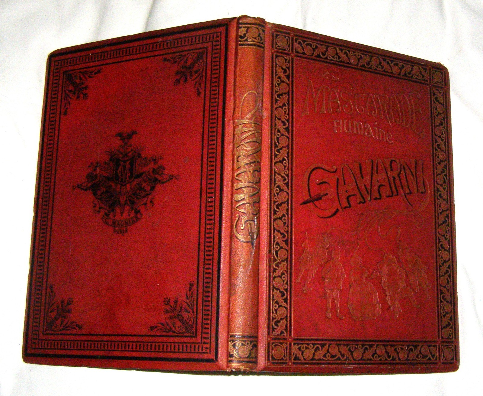 GAVARNI La Mascarade Humaine 1881 French text Art History Illustrations