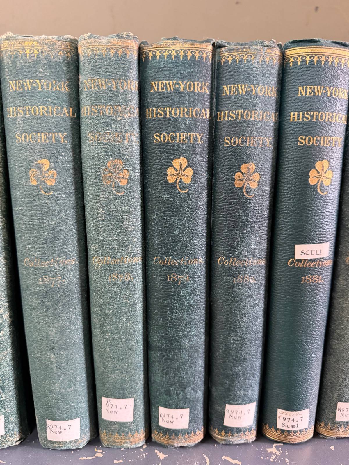 New York Historical Society Collections, Lot of 20, 1870-1890, Missing 1872