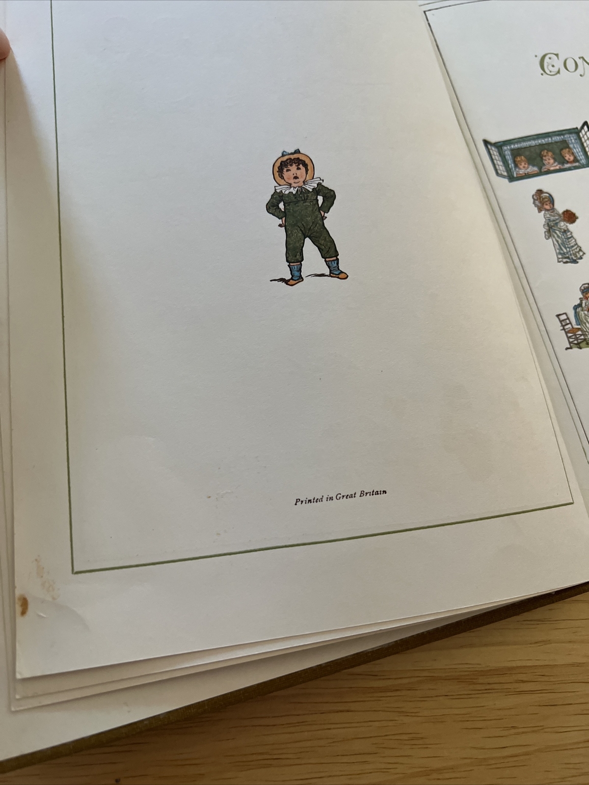 Under The Window Kate Greenaway Ex Lib Printed In Great Britain Frederick Warne