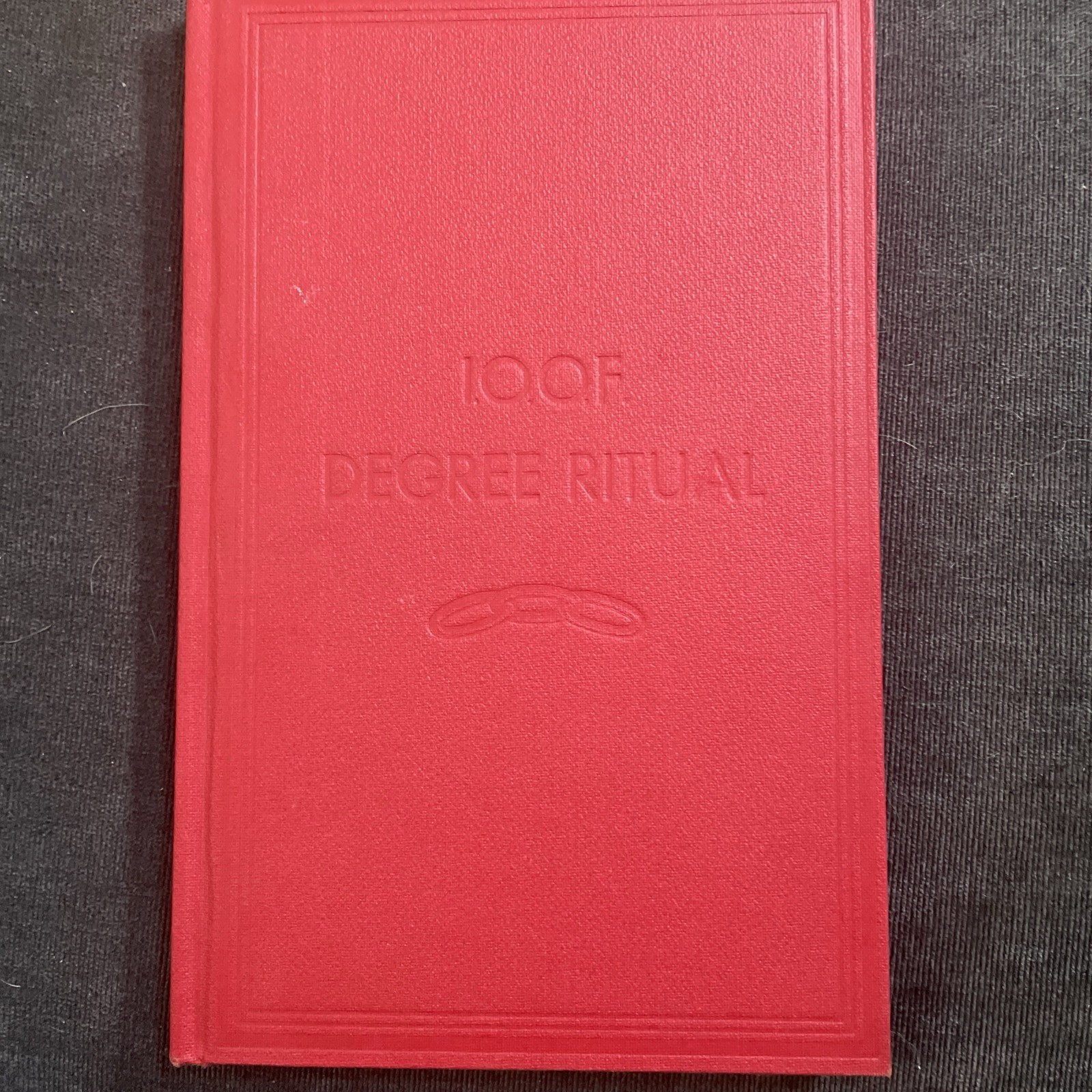 100F Degree Ritual Book Falls Church Virginia Pub. 1974 Odd Fellows