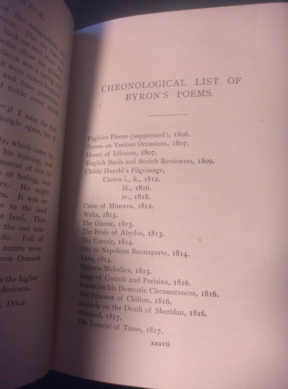 Antique 1893 Byron’s Selected Poems Thomas Crowell Victorian Floral Gift Book 19