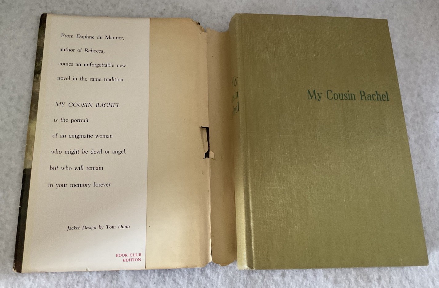 My Cousin Rachel by Daphne du Maurier (1952) Hardcover Book