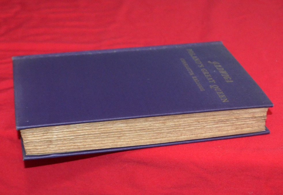 Jadwiga Poland’s Great Queen Charlotte Kellogg 1931 Macmillan Dust Jacket 1st ed