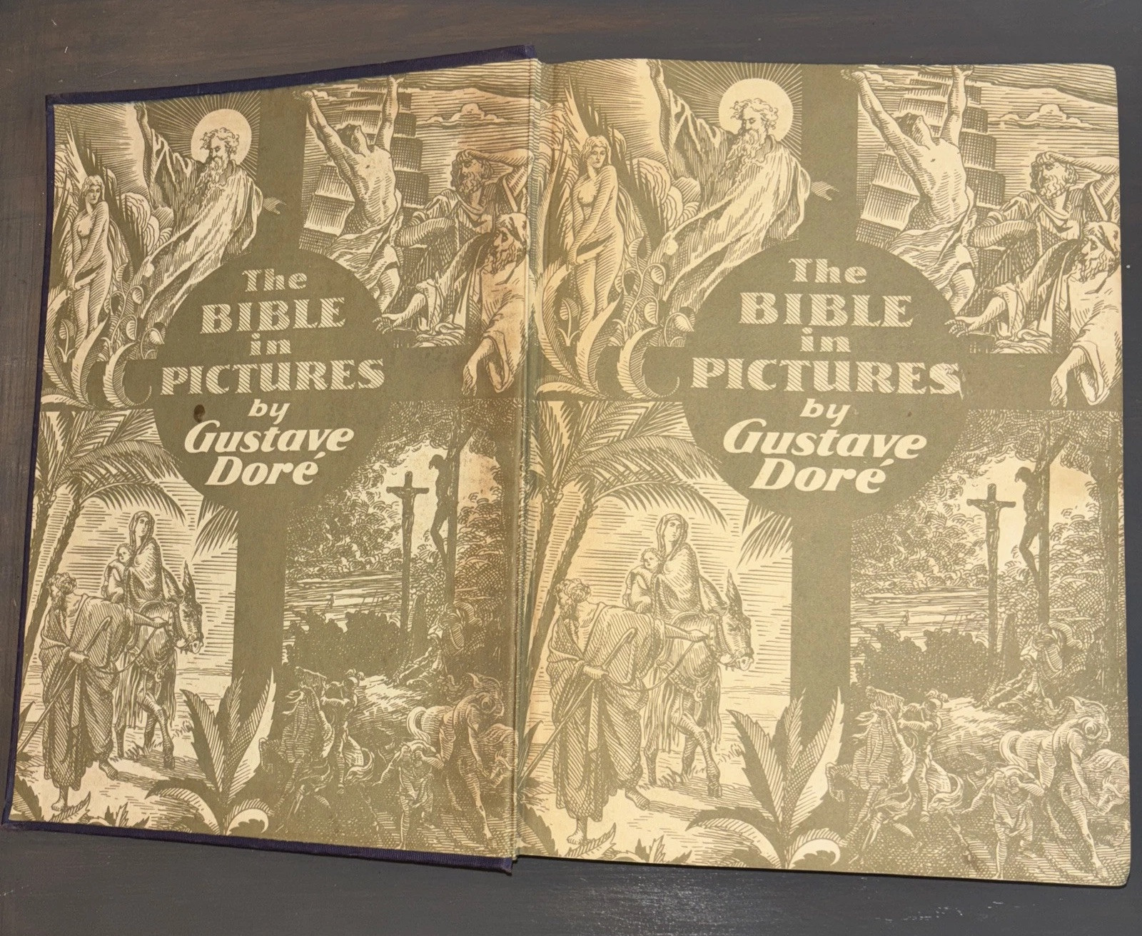 1934 The Bible in Pictures by Gustave Dore *ROYCROFT First Edition*