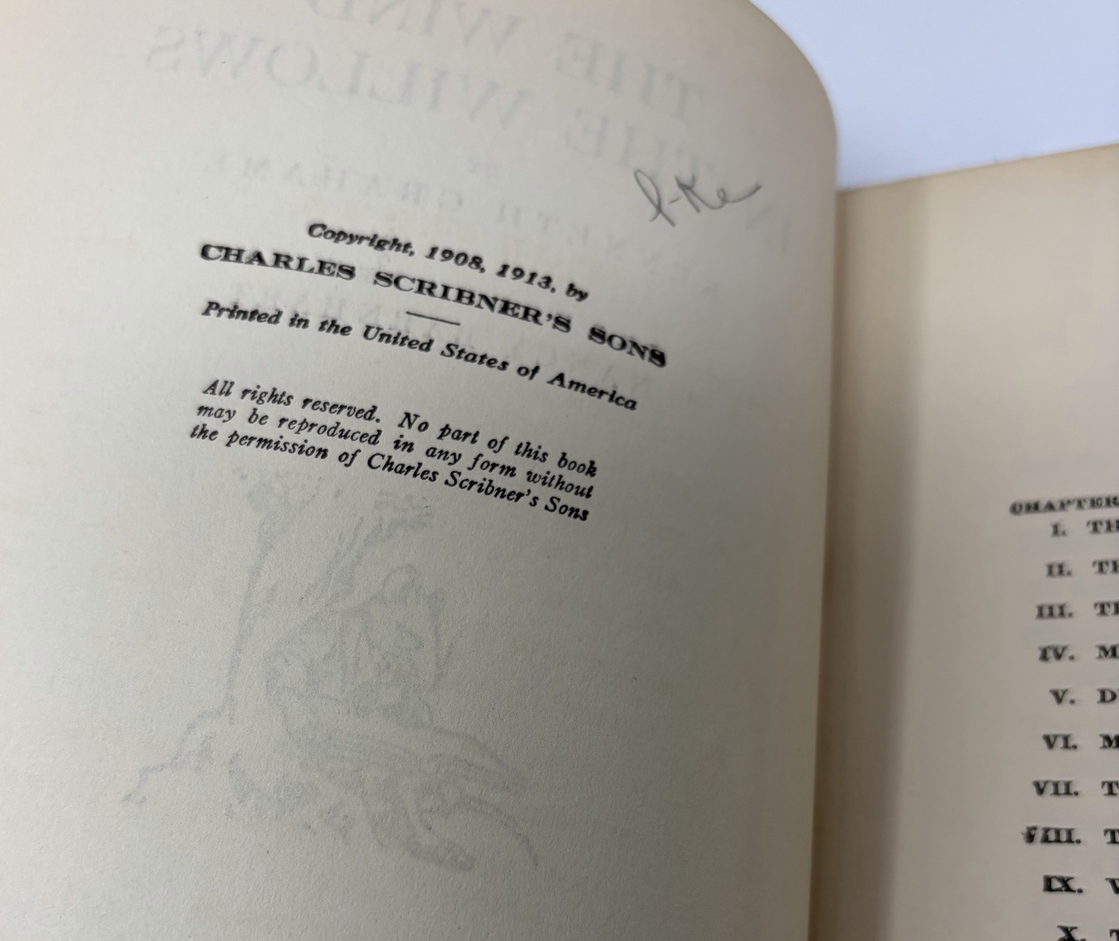 Wind In The Willows by Kenneth Grahame 1937 Barnhart Illustrations Book Vintage