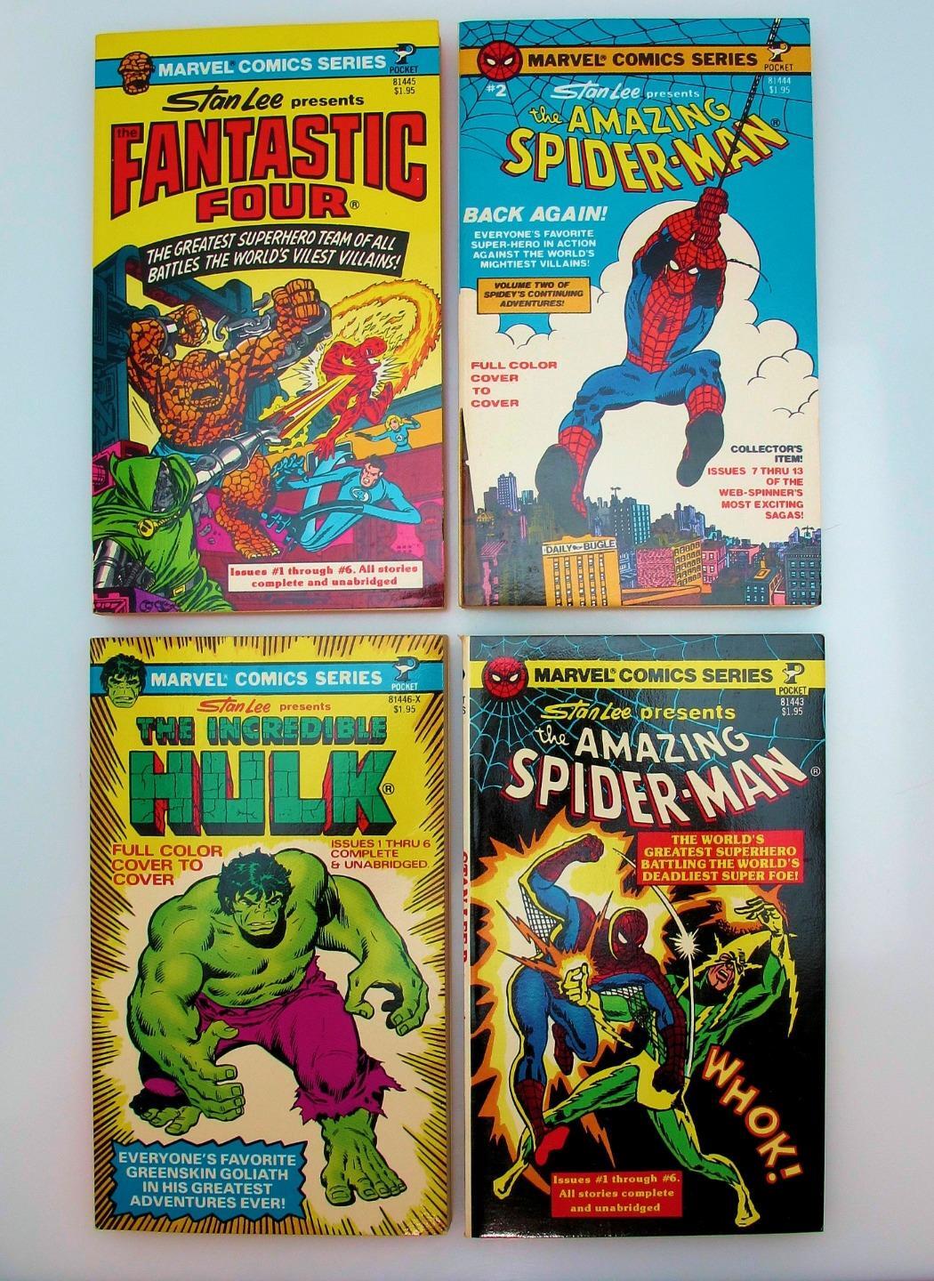 Best of Marvel Pocket Books Set 1978 Slipcase Stan Lee Vintage