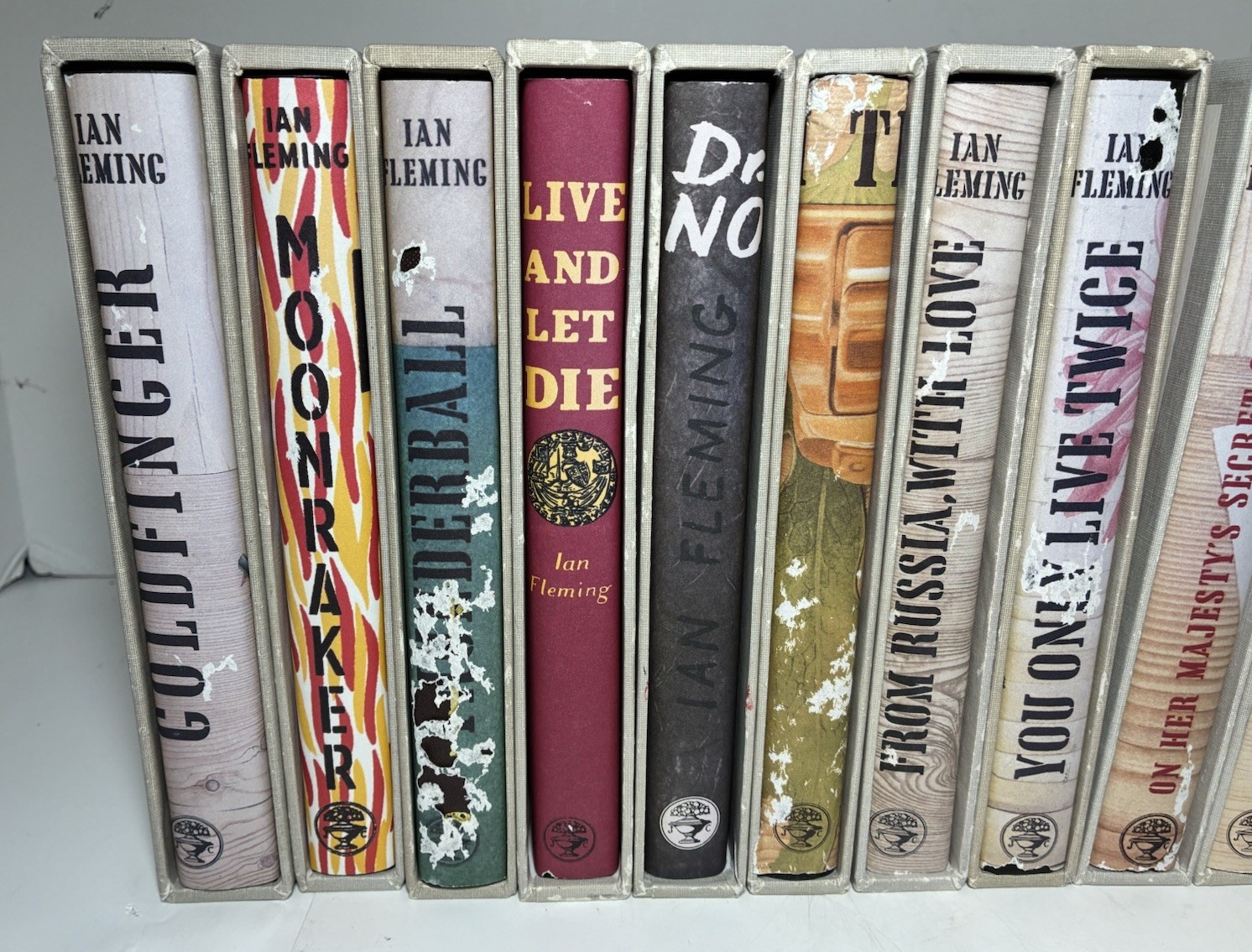 COMPLETE FACSIMILE SET OF IAN FLEMING’S 14 JAMES BOND NOVELS