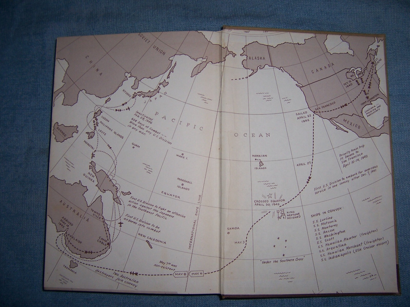 THE 32nd DIVISION IN WORLD WAR II/1st Ed/HC/Military/War/WWII 1939-45