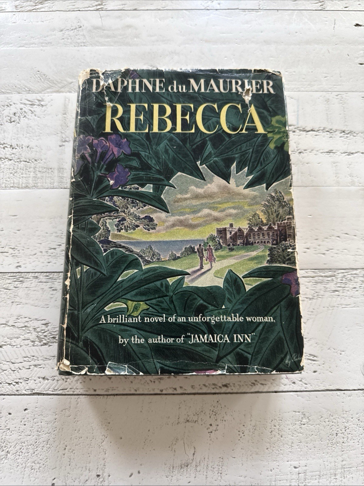 Daphne du Maurier Rebecca 1938 HC Literary Guild w/ DJ Gothic Novel
