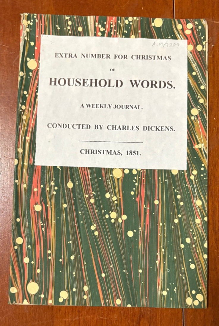 Charles Dickens, Extra Number for Christmas 1851 of Household Words, 24 pages